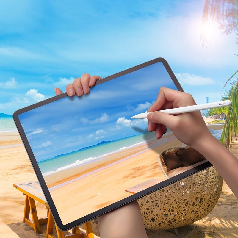 Laptop, Telefoane si Tablete - Tablete si accesorii tablete - Accesorii Tablete - Folii protectie tablete - Folie pentru iPad Air 13 (2024) - Albastruo Special Writing Screen Protector - Matte Transparent - Infinity.ro