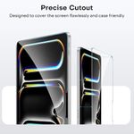 Laptop, Telefoane si Tablete - Tablete si accesorii tablete - Accesorii Tablete - Folii protectie tablete - Folie pentru iPad Pro 12.9 (2020 / 2021 / 2022) - Albastruo HD TempeRosu Glass - Transparent - Infinity.ro