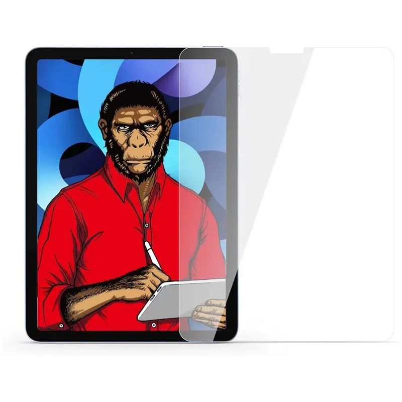 Laptop, Telefoane si Tablete - Tablete si accesorii tablete - Accesorii Tablete - Folii protectie tablete - Folie pentru iPad Pro 12.9 (2020 / 2021 / 2022) - Albastruo HD TempeRosu Glass - Transparent - Infinity.ro