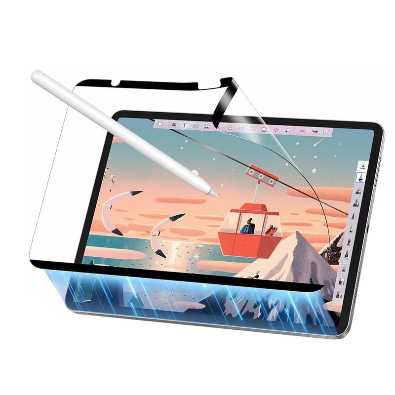Laptop, Telefoane si Tablete - Tablete si accesorii tablete - Accesorii Tablete - Folii protectie tablete - Folie pentru iPad 10 (2022) 10.9 / 11 (2025) - ESR Paper-Feel Magnetic - Transparent - Infinity.ro