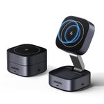 Laptop, Telefoane si Tablete - Telefoane mobile si accesorii - Accesorii Telefoane - Incarcatoare telefoane - Incarcator Pliabil fara Fir 2in1, 25W, 3A, Qi2 - UVerde W526 (35278) - Negru - Infinity.ro