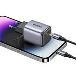 Laptop, Telefoane si Tablete - Telefoane mobile si accesorii - Accesorii Telefoane - Incarcatoare telefoane - Incarcator USB-C, GaN, Fast Charging, 20W, 3A, QC4.0+ - UVerde Nexode CD318 (90664) - Gri - Infinity.ro