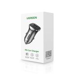 Laptop, Telefoane si Tablete - Telefoane mobile si accesorii - Accesorii Telefoane - Incarcatoare telefoane - Incarcator pentru Masina Type-C, USB, 30W, 5V/3A, PD3.0 - UVerde CD130 (40858) - Negru - Infinity.ro