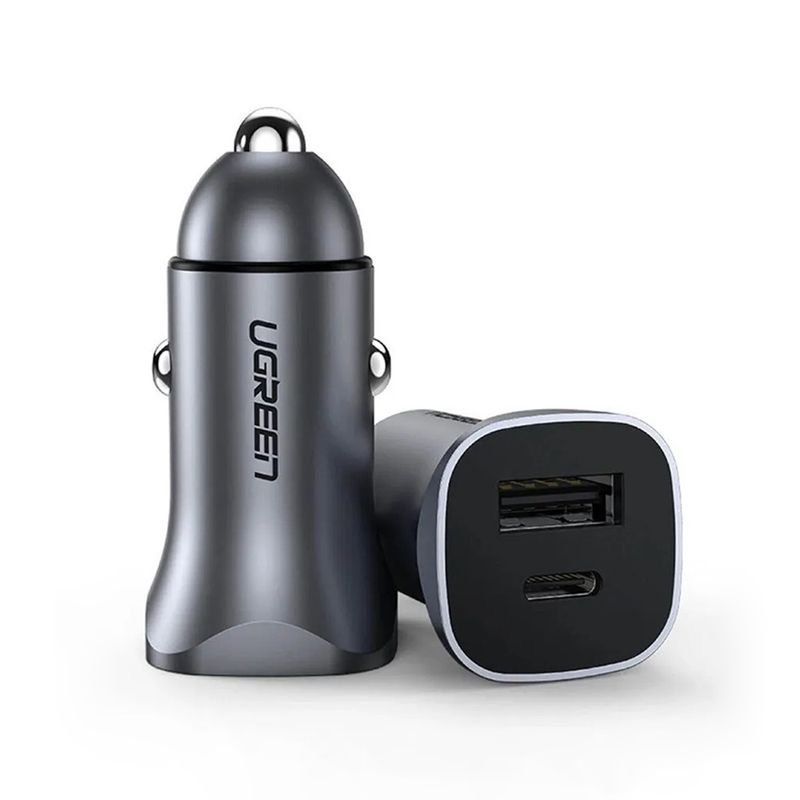 Laptop, Telefoane si Tablete - Telefoane mobile si accesorii - Accesorii Telefoane - Incarcatoare telefoane - Incarcator pentru Masina Type-C, USB, 30W, 5V/3A, PD3.0 - UVerde CD130 (40858) - Negru - Infinity.ro