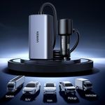 Laptop, Telefoane si Tablete - Telefoane mobile si accesorii - Accesorii Telefoane - Incarcatoare telefoane - Incarcator pentru Masina cu Splitter, USB, 3x USB-C, 150W - UVerde EC706 (35571) - Negru - Infinity.ro