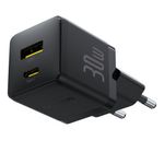 Laptop, Telefoane si Tablete - Telefoane mobile si accesorii - Accesorii Telefoane - Incarcatoare telefoane - Incarcator EU USB, Type-C, 1m, 30W - Baseus Palm (P1011160A113-00) - Cluster Negru - Infinity.ro