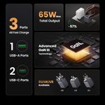 Laptop, Telefoane si Tablete - Telefoane mobile si accesorii - Accesorii Telefoane - Incarcatoare telefoane - Incarcator USB, 2x Type-C, GaN, Fast Charging, 65W, 3A, PD3.0, QC4.0 - UVerde Nexode Pro X755 (25871) - Gri - Infinity.ro