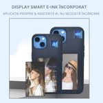Laptop, Telefoane si Tablete - Telefoane mobile si accesorii - Accesorii Telefoane - Huse telefoane - Husa pentru telefon cu ecran e-ink, proiectie poze prin NFC, iPhone 13 si 14, rezistenta la socuri, Clickzu - Infinity.ro