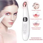 Ingrijire personala si Cosmetice - Aparate & accesorii ingrijire personala - Aparate cosmetice - Aparate intretinere si ingrijire corporala - Aparat de infrumusetare cu lumina rosie, masaj cu vibratii, terapie termica 37-45°C pentru linii fine, cearcane, Clickzu - Infinity.ro