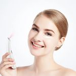 Ingrijire personala si Cosmetice - Aparate & accesorii ingrijire personala - Aparate cosmetice - Aparate intretinere si ingrijire corporala - Aparat de infrumusetare cu lumina rosie, masaj cu vibratii, terapie termica 37-45°C pentru linii fine, cearcane, Clickzu - Infinity.ro