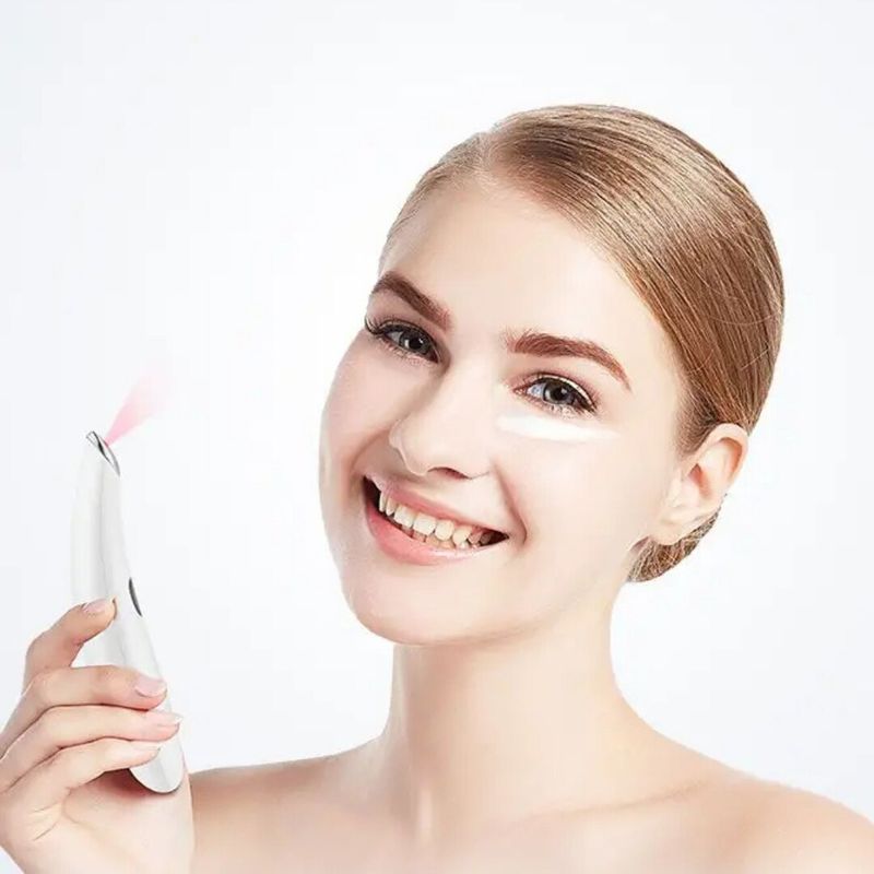 Ingrijire personala si Cosmetice - Aparate & accesorii ingrijire personala - Aparate cosmetice - Aparate intretinere si ingrijire corporala - Aparat de infrumusetare cu lumina rosie, masaj cu vibratii, terapie termica 37-45°C pentru linii fine, cearcane, Clickzu - Infinity.ro