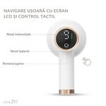 Ingrijire personala si Cosmetice - Sanatate si wellness - Articole wellness - Aparate si dispozitive de masaj - Aparat de masaj cu 8 capete interschimbabile, anticelulitic, pentru ingrijire, relaxare si tonifiere, wireless, Clickzu - Infinity.ro