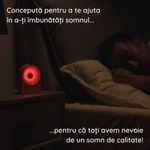 TV, Audio-Video si Foto - Portabile audio - Boxe portabile - Boxa white noise cu lumina de veghe, 8 tipuri de sunete integrate, potrivita pentru camera copilului, Bluetooth, Clickzu - Infinity.ro