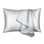 Casa si Gradina - Textile si covoare - Lenjerii de pat - Fete de perna - Set din matase naturala cu fata de perna, masca de ochi si scrunchie, din matase premium 6A Mulberry Silk 19mm, Clickzu - Infinity.ro