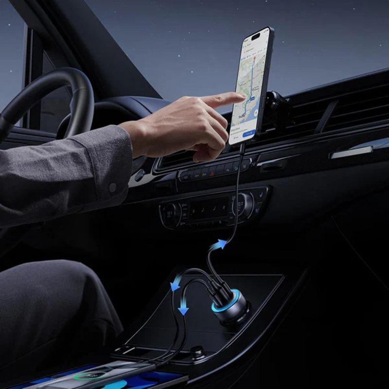 Laptop, Telefoane si Tablete - Telefoane mobile si accesorii - Accesorii Telefoane - Incarcatoare telefoane - Incarcator pentru Masina, USB, 2x USB-C, 30W - UVerde EC307 (45843) - Negru - Infinity.ro