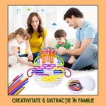 Jucarii, Copii si Bebe - Jucarii si jocuri - Jucarii & jocuri educative - Jucarii interactive - Minge senzoriala cu texturi variate si snururi flexibile, stimuleaza coordonarea mana-ochi si creativitatea, Clickzu - Infinity.ro