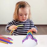 Jucarii, Copii si Bebe - Jucarii si jocuri - Jucarii & jocuri educative - Jucarii interactive - Minge senzoriala cu texturi variate si snururi flexibile, stimuleaza coordonarea mana-ochi si creativitatea, Clickzu - Infinity.ro