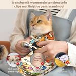 Petshop - Articole imbracaminte - Haine animale - Patura autoadeziva pentru toaletarea si ingrijirea pisicilor, rezistenta la zgarieturi, pisici pana in 10 kg, Clickzu - Infinity.ro