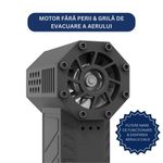 Casa si Gradina - Gradinarit si plante - Utilaje gradina - Aspiratoare, suflante si tocatoare - Turbo suflanta portabila cu aer comprimat, 3 viteze, 130000 RPM, lumina LED pentru precizie, 2 capete de schimb, Clickzu - Infinity.ro