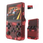 PC, gaming si accesorii - Gaming - Console gaming - Consola portabila retro R36S, peste 22000 jocuri, ecran IPS 3.5” HD, joystick dual 3D, suport multi-emulator, Clickzu - Infinity.ro