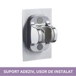 Casa si Gradina - Sanitare - Cazi si cabine de dus - Coloane si seturi de dus - Set dus cu 5 functii: para de dus cu presiune inalta, furtun de 1.5m, suport adeziv, instalare usoara, ABS. Clickzu - Infinity.ro