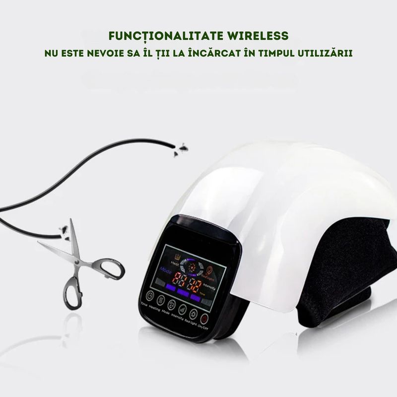 Ingrijire personala si Cosmetice - Sanatate si wellness - Articole wellness - Aparate si dispozitive de masaj - Aparat de masaj electric pentru genunchi, umeri si coate, cu 3 trepte de incalzire, vibratii si lumina rosie, Clickzu - Infinity.ro