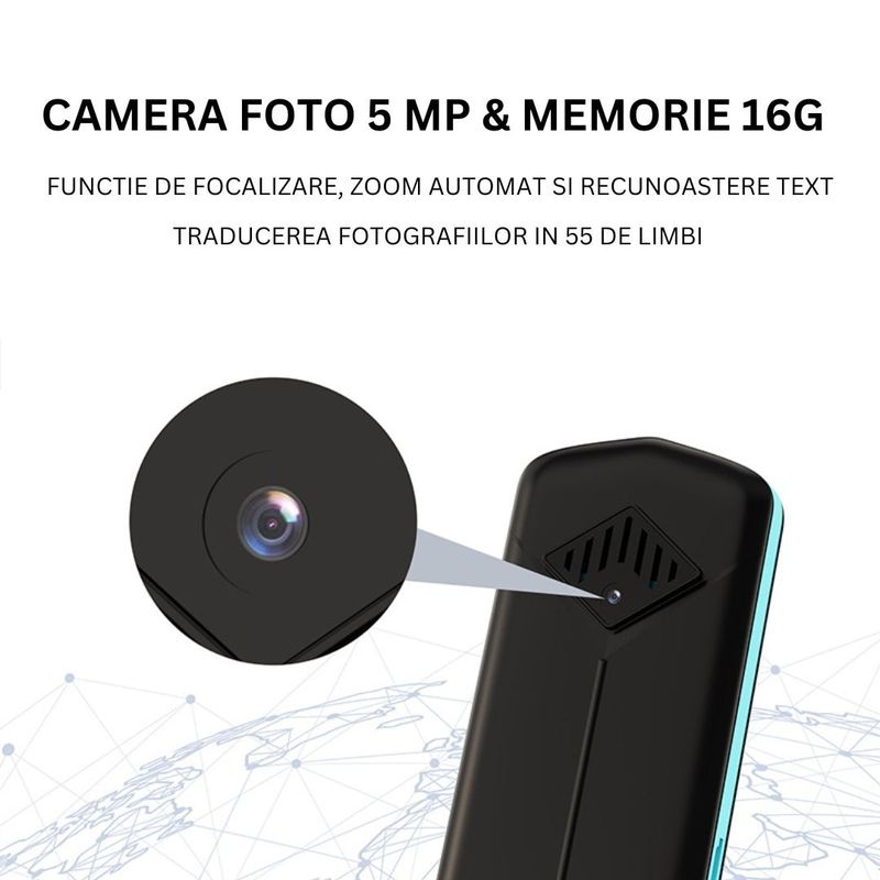 Laptop, Telefoane si Tablete - Wearables si gadgeturi - Gadgeturi - Accesorii SMART - Translator inteligent pentru traducere vocala, text si imagini, online/offline, 112 limbi, scanare OCR, Clickzu - Infinity.ro