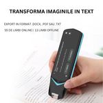 Laptop, Telefoane si Tablete - Wearables si gadgeturi - Gadgeturi - Accesorii SMART - Translator inteligent pentru traducere vocala, text si imagini, online/offline, 112 limbi, scanare OCR, Clickzu - Infinity.ro