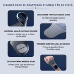 Ingrijire personala si Cosmetice - Sanatate si wellness - Articole wellness - Aparate si dispozitive de masaj - Aparat de masaj cu EMS, terapie termica si suport elastic pentru incheietura, pentru stanga si dreapta, unisex, Clickzu - Infinity.ro