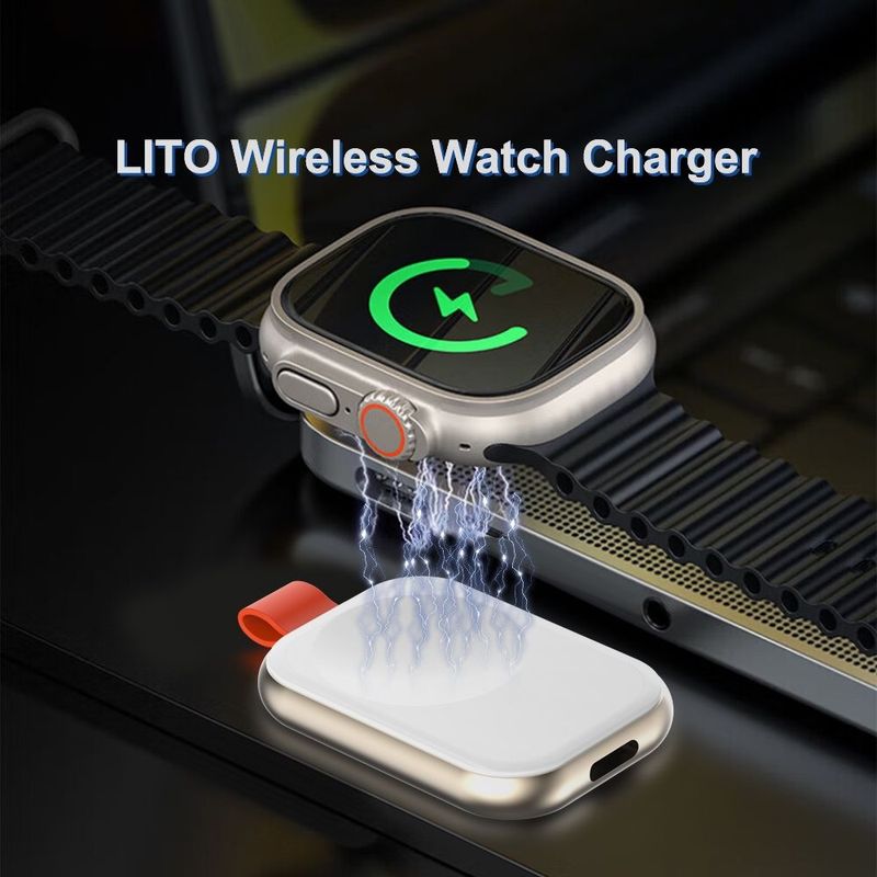 Laptop, Telefoane si Tablete - Telefoane mobile si accesorii - Accesorii Telefoane - Incarcatoare telefoane - Incarcator fara Fir pentru Apple Watch 3.5W, 1A - Lito (LT-W1) - Negru - Infinity.ro