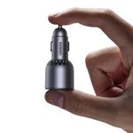 Laptop, Telefoane si Tablete - Telefoane mobile si accesorii - Accesorii Telefoane - Incarcatoare telefoane - Incarcator pentru Masina Type-C, USB, 75W, 3A, PD3.0, QC 3.0 - UVerde EC703 (35024) - Negru - Infinity.ro