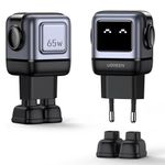 Laptop, Telefoane si Tablete - Telefoane mobile si accesorii - Accesorii Telefoane - Incarcatoare telefoane - Incarcator cu Display LED, USB-C, GaN, Fast Charging, 65W, 3A, QC4.0 - UVerde Nexode RG CD361 (25685B) - Negru - Infinity.ro