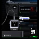 Laptop, Telefoane si Tablete - Telefoane mobile si accesorii - Accesorii Telefoane - Incarcatoare telefoane - Incarcator cu Display LED, USB-C, GaN, Fast Charging, 65W, 3A, QC4.0 - UVerde Nexode RG CD361 (25685B) - Negru - Infinity.ro