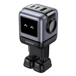 Laptop, Telefoane si Tablete - Telefoane mobile si accesorii - Accesorii Telefoane - Incarcatoare telefoane - Incarcator cu Display LED, USB-C, GaN, Fast Charging, 65W, 3A, QC4.0 - UVerde Nexode RG CD361 (25685B) - Negru - Infinity.ro