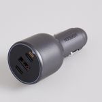 Laptop, Telefoane si Tablete - Telefoane mobile si accesorii - Accesorii Telefoane - Incarcatoare telefoane - Incarcator pentru Masina cu Indicator LED, USB, 2x Type-C, 130W, Cablu USB-C - UVerde EC705 (55511) - Infinity.ro