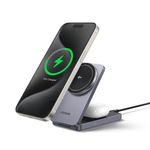Laptop, Telefoane si Tablete - Telefoane mobile si accesorii - Accesorii Telefoane - Incarcatoare telefoane - Incarcator fara Fir 2in1, 20W, 3A - UVerde W706 (45023) - Negru - Infinity.ro