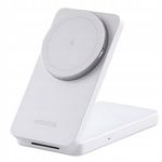Laptop, Telefoane si Tablete - Telefoane mobile si accesorii - Accesorii Telefoane - Incarcatoare telefoane - Incarcator fara Fir 2in1, 25W, 3A, USB-C - UVerde W528 (45055) - Alb - Infinity.ro
