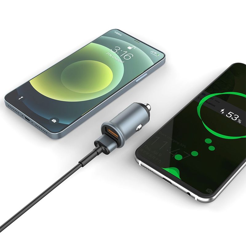 Laptop, Telefoane si Tablete - Telefoane mobile si accesorii - Accesorii Telefoane - Incarcatoare telefoane - Incarcator Masina, USB, Quick Charge, 36W - ColorWay (CW-CHA036Q-GR) - Gri - Infinity.ro