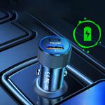 Laptop, Telefoane si Tablete - Telefoane mobile si accesorii - Accesorii Telefoane - Incarcatoare telefoane - Incarcator pentru Masina USB, Type-C, 48W, 5V/3A, ABS, Metal - Techsuit VoltDuo (C2) - Negru - Infinity.ro