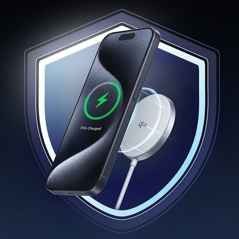 Laptop, Telefoane si Tablete - Telefoane mobile si accesorii - Accesorii Telefoane - Incarcatoare telefoane - Incarcator fara Fir, Universal, Qi2 15W, 5V/3A, Type-C, 1.5m - UVerde W703 (35565) - Alb - Infinity.ro