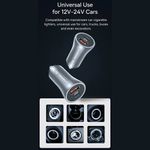 Laptop, Telefoane si Tablete - Telefoane mobile si accesorii - Accesorii Telefoane - Incarcatoare telefoane - Incarcator pentru Masina cu Functie de Spargere a Geamului, USB, Type-C, 48W, 5V/3A - Techsuit RescueVolt (C3) - Gri - Infinity.ro