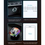 Laptop, Telefoane si Tablete - Telefoane mobile si accesorii - Accesorii Telefoane - Incarcatoare telefoane - Incarcator Auto cu Modulator FM, Display LED, 2xUSB, Type-C, 18W - Yesido (Y45) - Negru - Infinity.ro