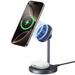 Laptop, Telefoane si Tablete - Telefoane mobile si accesorii - Accesorii Telefoane - Incarcatoare telefoane - Incarcator fara Fir 2 in 1, 20W, 3A, USB-C, Qi2 - UVerde W710 (45382) - Negru - Infinity.ro