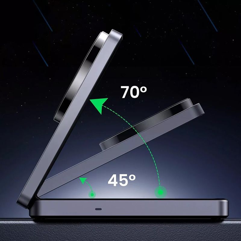Laptop, Telefoane si Tablete - Telefoane mobile si accesorii - Accesorii Telefoane - Incarcatoare telefoane - Incarcator fara Fir 2in1, 20W, 3A - UVerde W706 (45057) - Alb - Infinity.ro