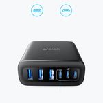 Laptop, Telefoane si Tablete - Telefoane mobile si accesorii - Accesorii Telefoane - Incarcatoare telefoane - Incarcator Priza 3x USB-A, 3x Type-C, 112W - Anker (A2154G11) - Negru - Infinity.ro