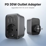 Laptop, Telefoane si Tablete - Telefoane mobile si accesorii - Accesorii Telefoane - Incarcatoare telefoane - Incarcator pentru Priza 2x USB, USB-C, AC, 2990W, 13A, PD30W, 3A, QC4+ - UVerde CD268 (CD314) - Negru - Infinity.ro