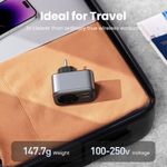 Laptop, Telefoane si Tablete - Telefoane mobile si accesorii - Accesorii Telefoane - Incarcatoare telefoane - Incarcator pentru Priza 2x USB, USB-C, AC, 2990W, 13A, PD30W, 3A, QC4+ - UVerde CD268 (CD314) - Negru - Infinity.ro