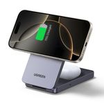 Laptop, Telefoane si Tablete - Telefoane mobile si accesorii - Accesorii Telefoane - Incarcatoare telefoane - Incarcator Pliabil fara Fir 2in1, 15W, 3A - UVerde W528 (45056) - Negru - Infinity.ro