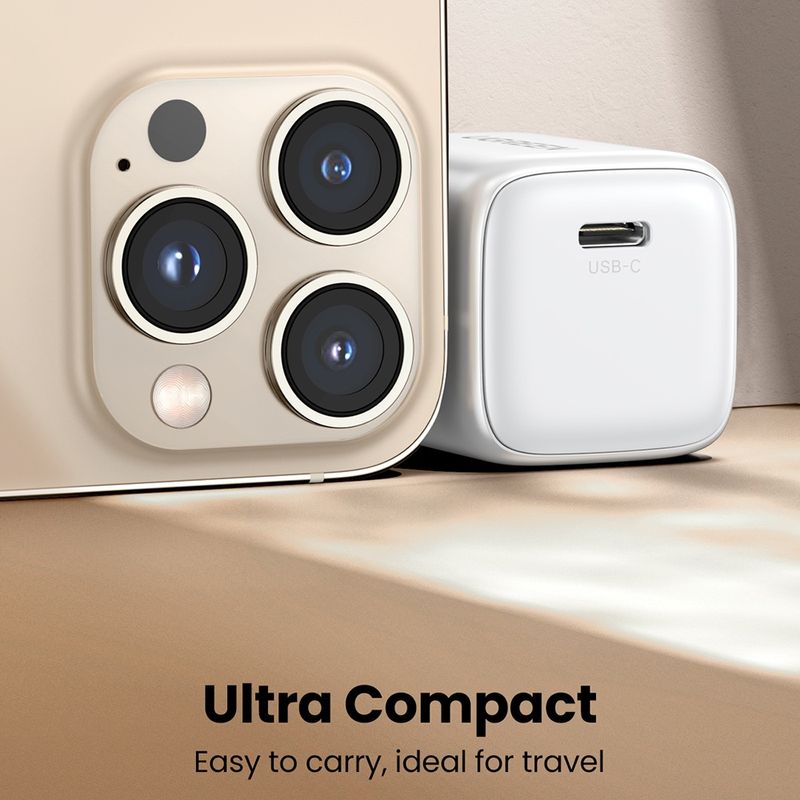 Laptop, Telefoane si Tablete - Telefoane mobile si accesorii - Accesorii Telefoane - Incarcatoare telefoane - Incarcator USB-C, GaN, Fast Charging, 20W, 3A, QC4.0+ - UVerde Nexode CD319 (15324) - Alb - Infinity.ro