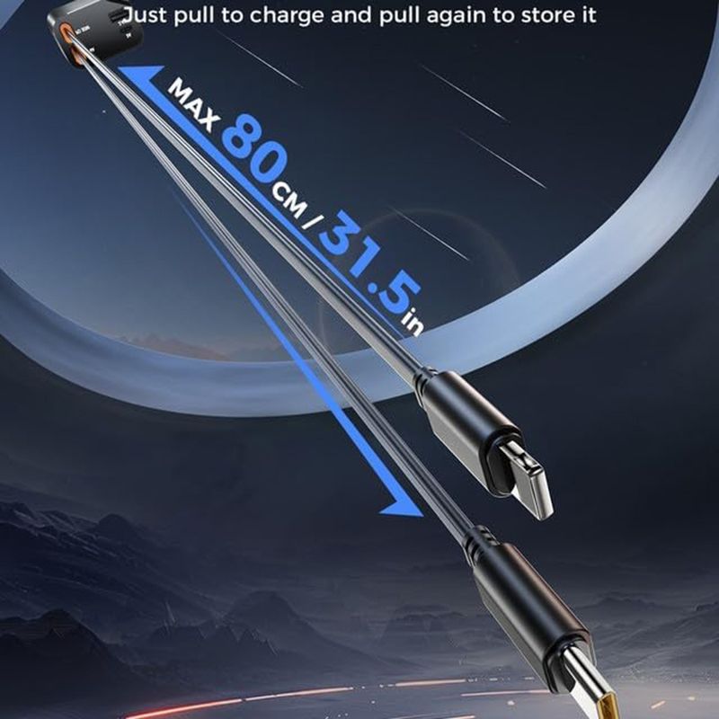 Laptop, Telefoane si Tablete - Telefoane mobile si accesorii - Accesorii Telefoane - Incarcatoare telefoane - Incarcator pentru Masina USB, Type-C, Cabluri Retractabile USB-C, Lightning, 69W - Techsuit NanoVoltX (C1) - Gri - Infinity.ro
